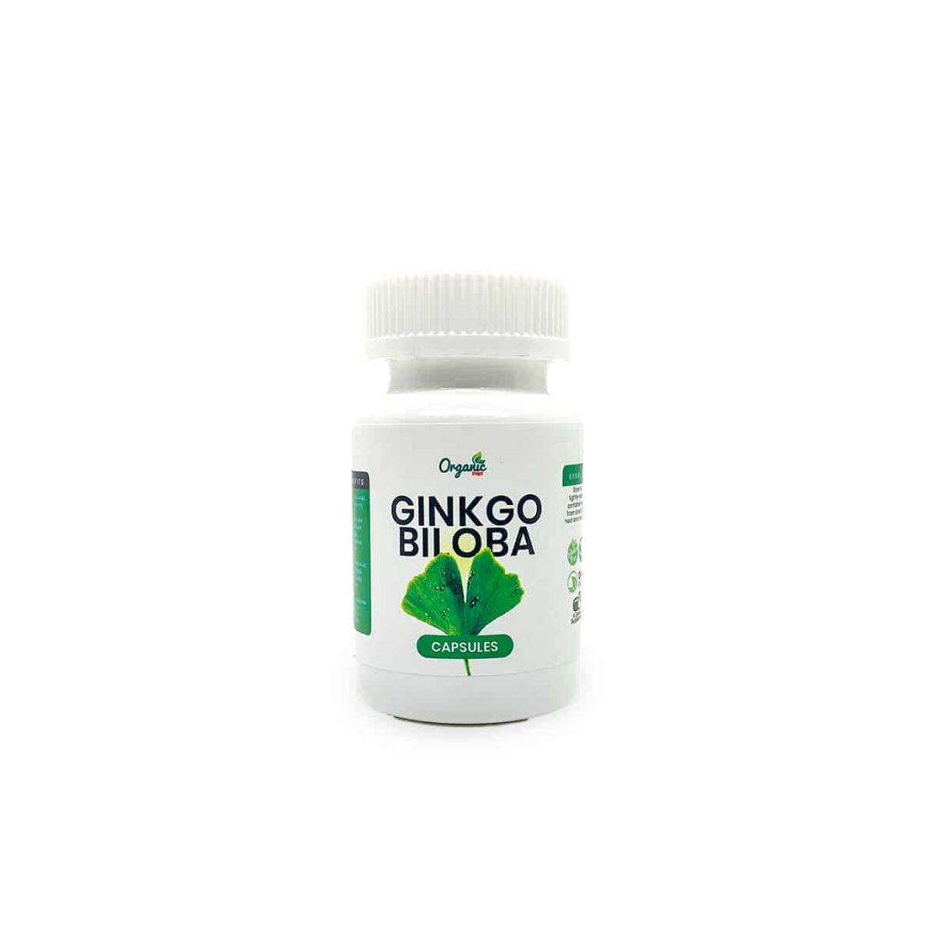 Ginkgo Biloba Capsules Organic Shoppe